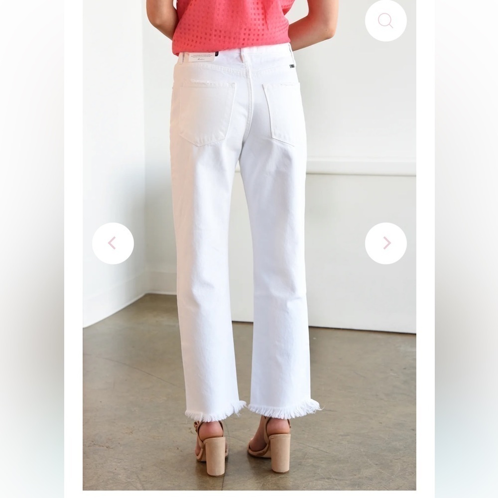 KanCan Button fly white denim NWT sold out !🔥 - Picture 2 of 8